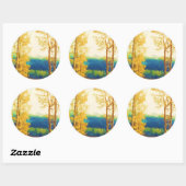 sticker Aspens fanés (Feuille)