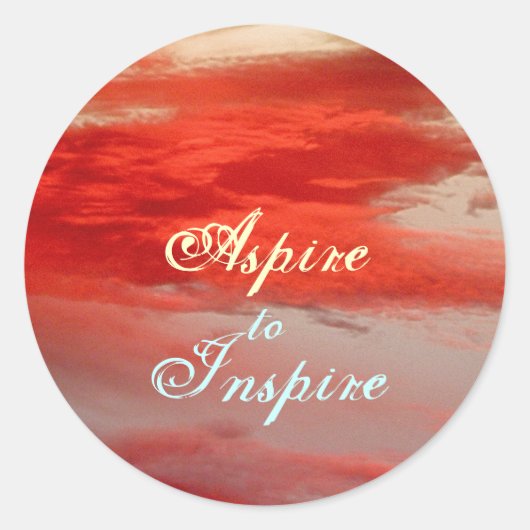 Sticker "Aspire à inspirer" (Devant)