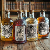 Sticker Assistant Bouteille de potion d'Halloween Étiquett