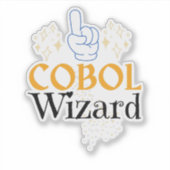 Sticker Assistant de langage de programmation Cobol hérité (Devant)