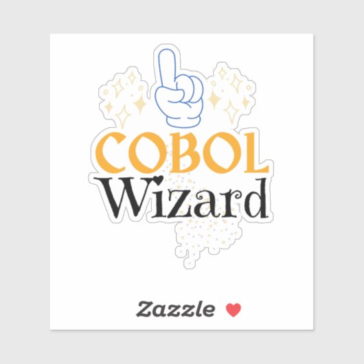 Sticker Assistant de langage de programmation Cobol hérité (Feuille)