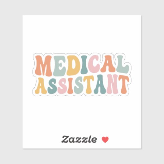 Sticker Assistant Médical (Feuille)