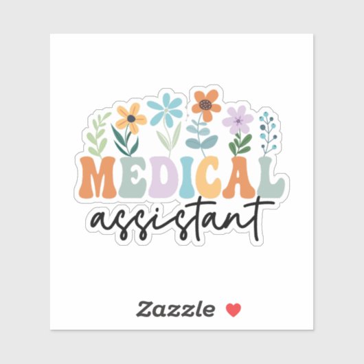 Sticker Assistant Médicale (Feuille)