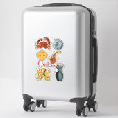 Sticker Association d'apaces de mer uniques Thunder_Cove (Sur valise)