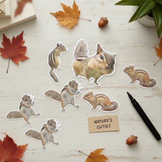 Sticker Assorti Chipmunk Pack