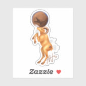 Sticker Astro Aries Mars Zodiac (Feuille)