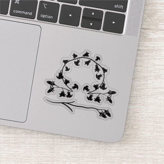 Sticker astrologie de la bibliothèque florale (Détail)