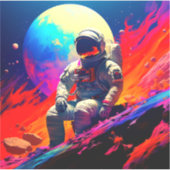 Sticker Astronaut (Devant)