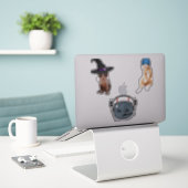Sticker Astronaut (Ordinateur portable sur le bureau)