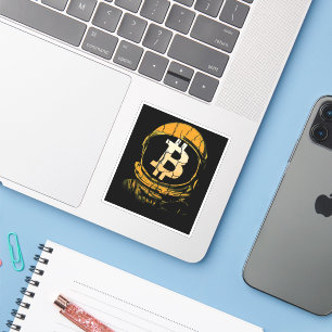 Sticker Astronaut Bitcoin-Crypto
