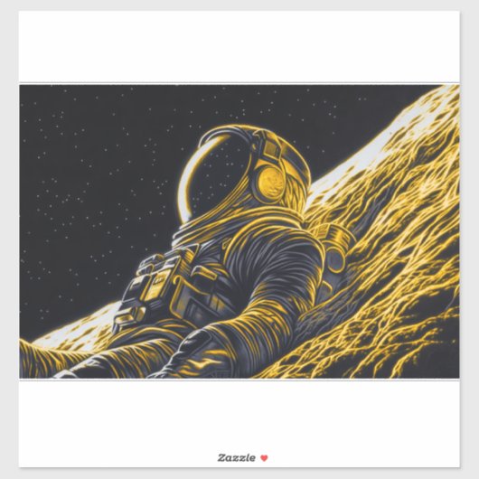 Sticker Astronaute (Feuille)