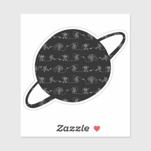 Sticker astronaute (Feuille)