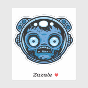 Sticker Astronaute zombie