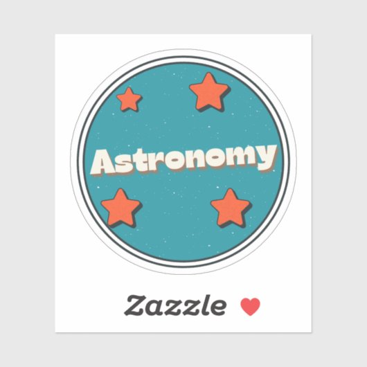 Sticker Astronomie (Feuille)
