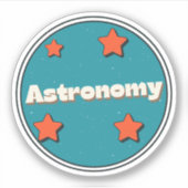 Sticker Astronomie (Devant)