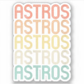 Sticker Astros féminins (Devant)