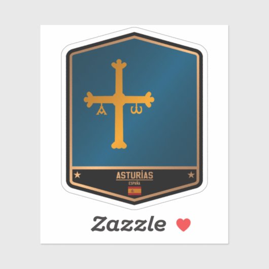 Sticker Asturies (Feuille)