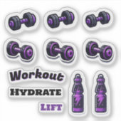 Sticker Ateliers de conditionnement physique motivationnel (Devant)