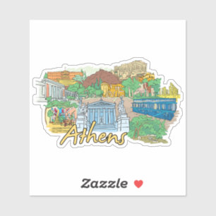 Sticker Athènes