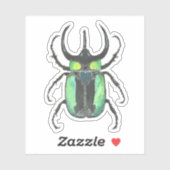 Sticker Atlas Beetle Love Bug (Feuille)
