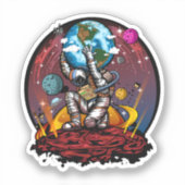 Sticker Atlas Space Man (Recto)