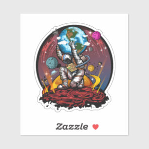 Sticker Atlas Space Man