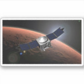 Sticker Atmosphère Mars Et Mission D'Évolution Volatile. (Devant)