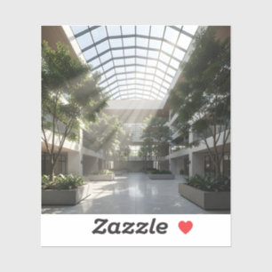 Sticker Atrium Lumineux – Carré d'Art Moderne d'Atrium
