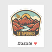 Sticker Attapulgus, Géorgie (Feuille)