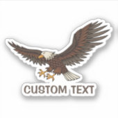 Sticker Attaque à l'aigle (Devant)