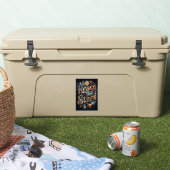Sticker Atteindre les Étoiles – Explosion de Couleurs (Glacière)