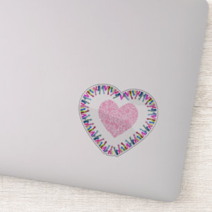 Sticker Atteindre pour l'amour