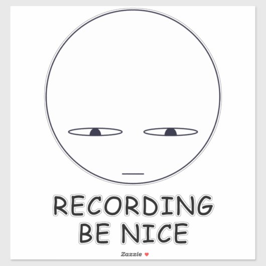 Sticker Attention (Feuille)