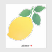 Sticker au citron (Feuille)
