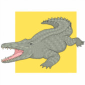 Sticker au crocodile mignon (Recto)