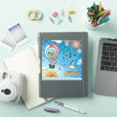 Sticker - Au-dessus de la mer (Couverture iPad)