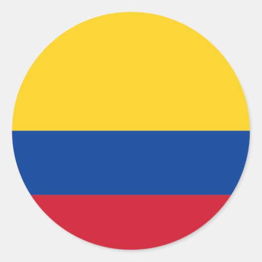Sticker au drapeau de la Colombie (Devant)