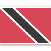 Sticker au drapeau de Trinité-et-Tobago (Recto)