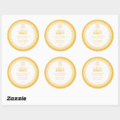 Sticker au miel bio fait maison (Feuille)