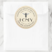 Sticker au miel en bouteille à la main crue Queen  (Sac)