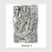 Sticker Au sous-sol (Feuille)