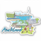Sticker Auckland (Devant)