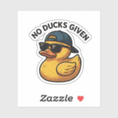 Sticker Aucun canard donné (Feuille)