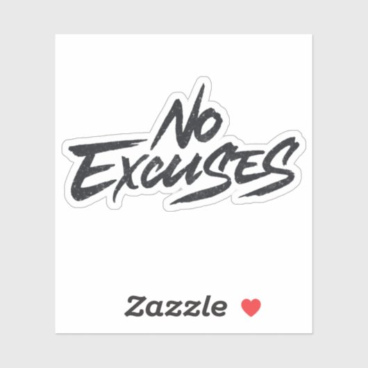 Sticker Aucun commentaire (Feuille)