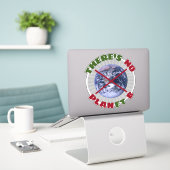 Sticker Aucun PLANet B (Ordinateur portable sur le bureau)