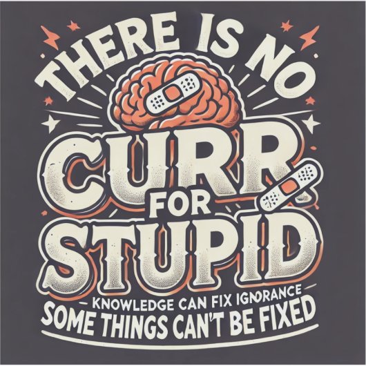 Sticker aucun remède (Devant)