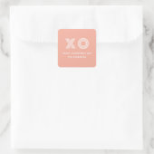 Sticker audacieux XO Valentine's Day - Peach (Sac)