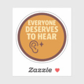 Sticker Audiologie (Feuille)