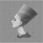 Sticker Audrey Hepburn Nefertiti (Devant)