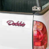 Sticker Aufkleber rose défraîchi Debbie (Sur camion)